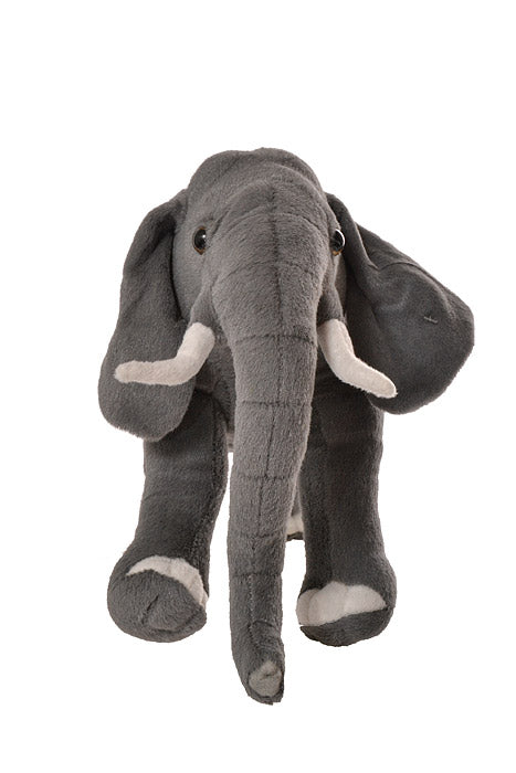 18" X 12" Stuffed Elephant Gray