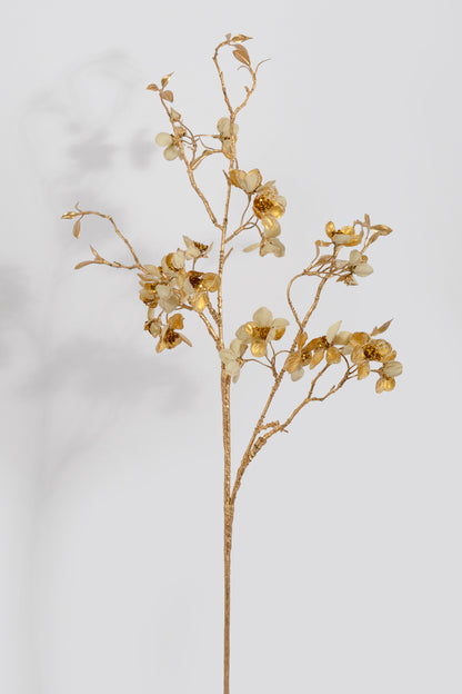 34" Winter Dogwood Spray Ivory/Gold
