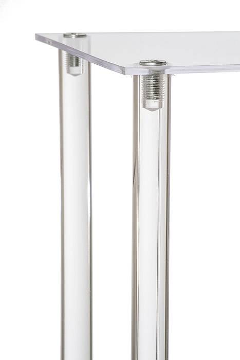 10" X 33.5" Acrylic Pillar Centerpiece Stand Clear