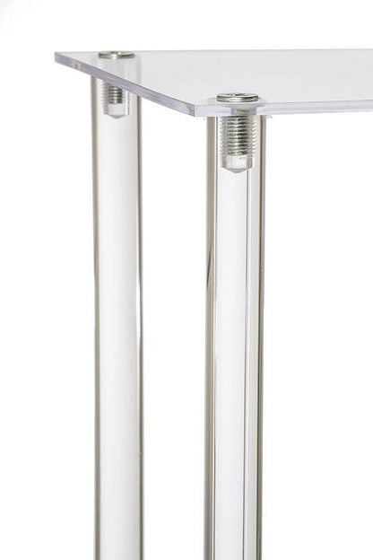 10" X 33.5" Acrylic Pillar Centerpiece Stand Clear