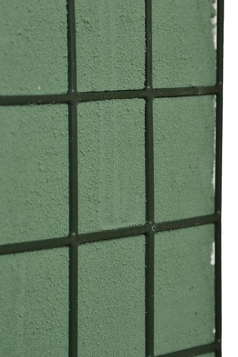 7" X 4.6" X 3.5" Brick Cage with Aqua foam Green