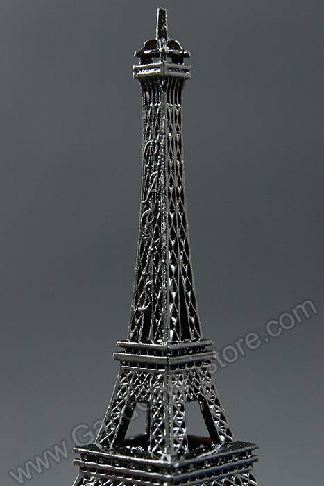3" Metal Eiffel Tower Black