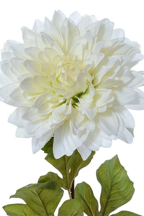 25.5&quot; Silk Dinner Plate Dahlia Spray Cream