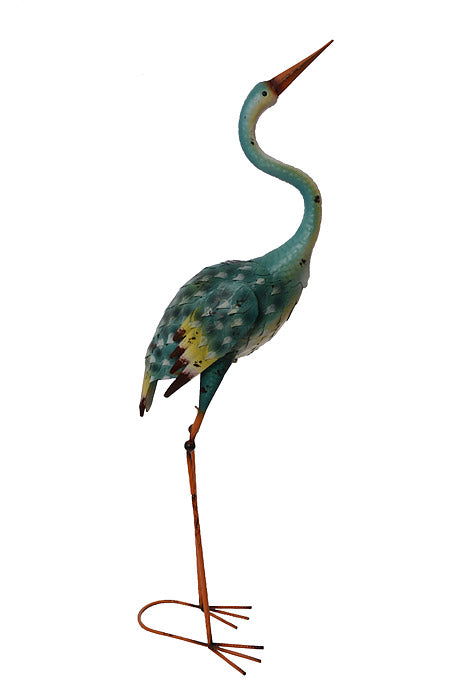 40" Large Garden Crane Blue/Yellow