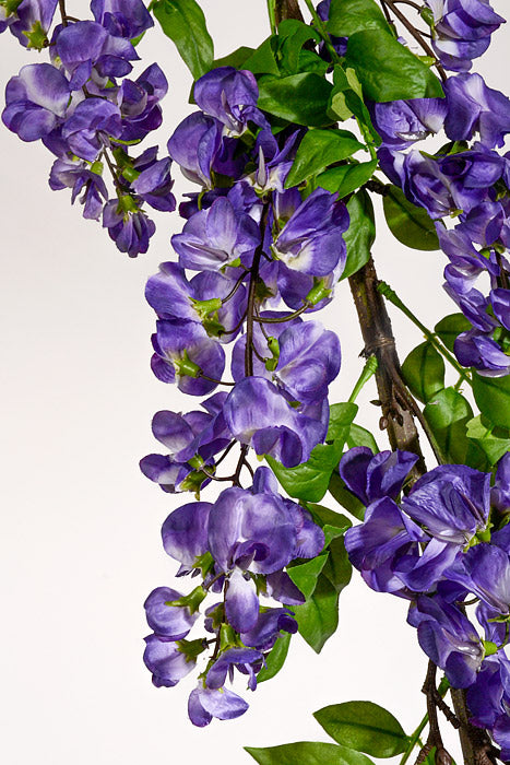 55" Artificial Wisteria Garland Purple
