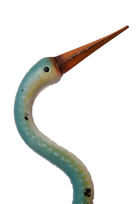 40" Large Garden Crane Blue/Yellow