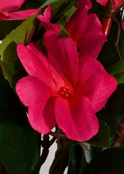 11" Silk Impatiens Bush Cerise