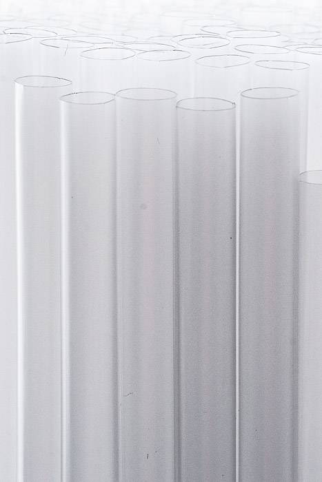 8.25" Plastic Straight Straw Clear Pkg/250