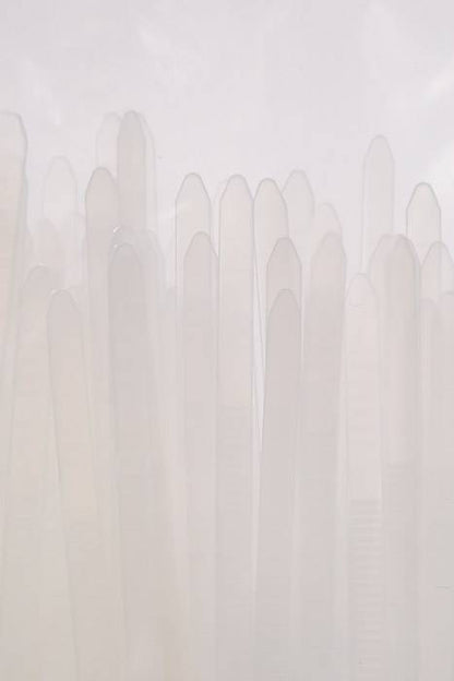 5 X 200mm Plastic Locking Ties White Pkg/100