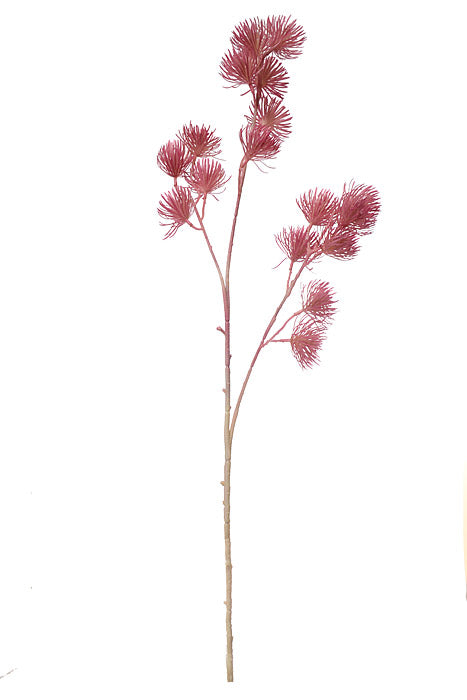37" Thistle Spray Cerise