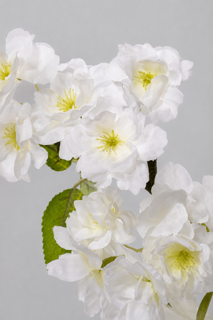 31" Silk Cherry Blossom Spray White