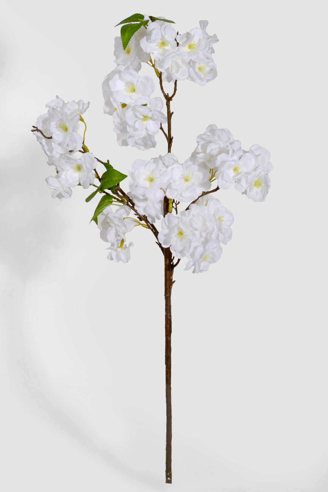 25" Silk Cherry Blossom Spray White