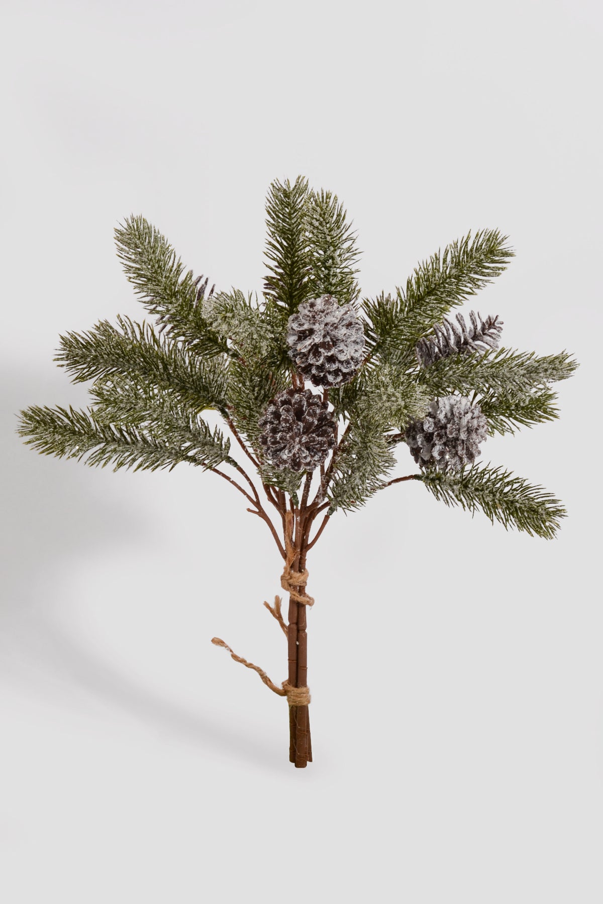 17" Snow Pine W/Cone Bundle Green