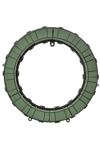 18" Oasis Foam Plastic Wreath Green