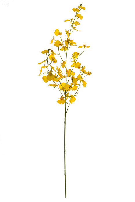 31.5&quot; Silk Oncidium Orchid Spray Yellow