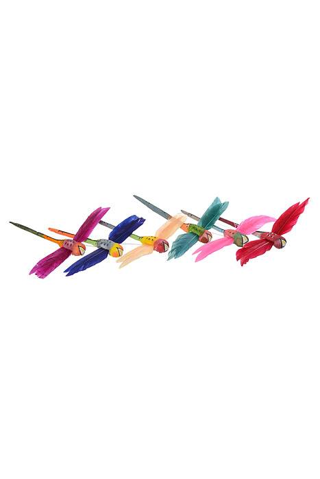 3.25" Dragonfly W/Wire Box-12 Assorted