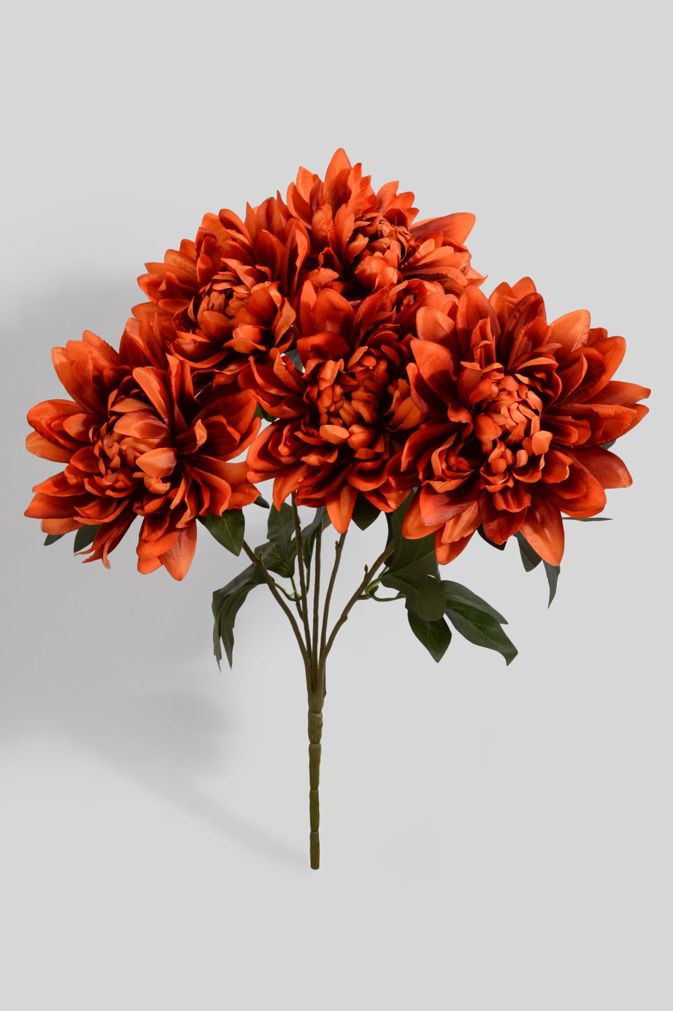 18" Silk Dahlia Bush Rust