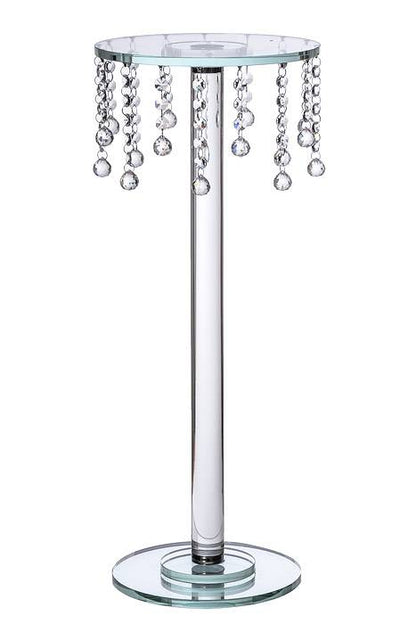 10" X 24.5" Crystal Bead Round Cake Stand