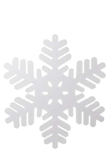 22.75" Snowflake Ornament White