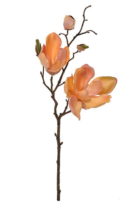 19" Silk Magnolia Spray Yellow/gold