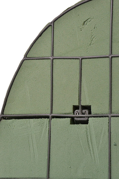 24" Oasis Foam Solid Plastic Heart Green