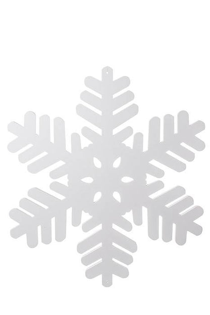 28.75" Snowflake Ornament White
