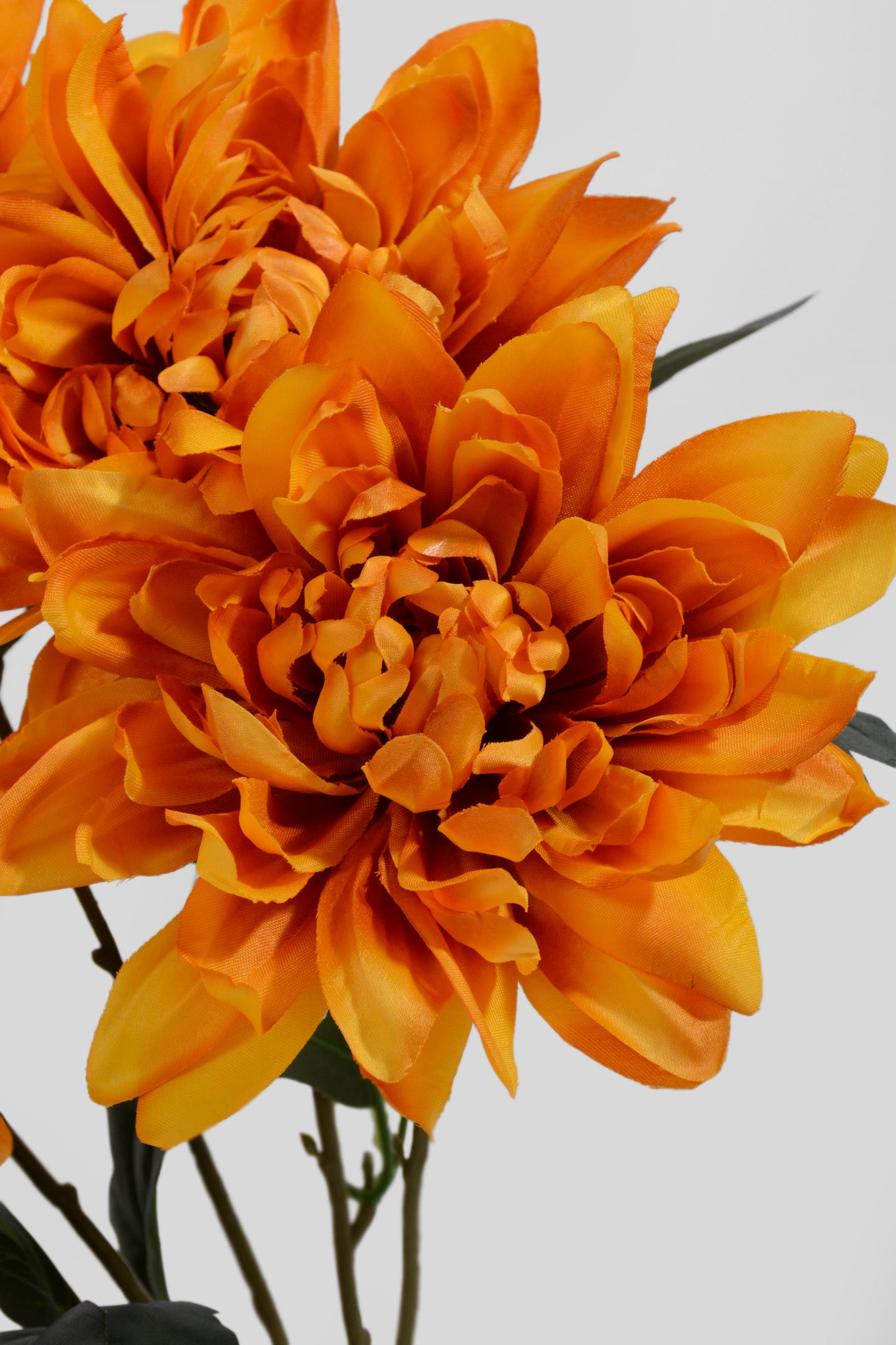 18" Silk Dahlia Bush Yellow