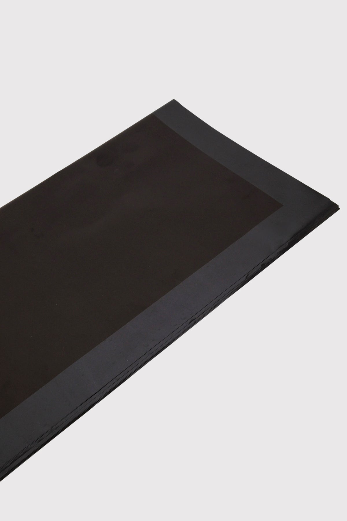 22.5" Flower Wrapping Paper With Edge Black Pkg/20