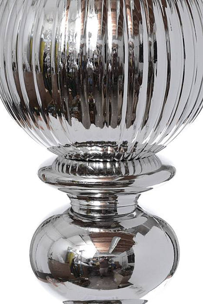 28" Shiny Finial Silver