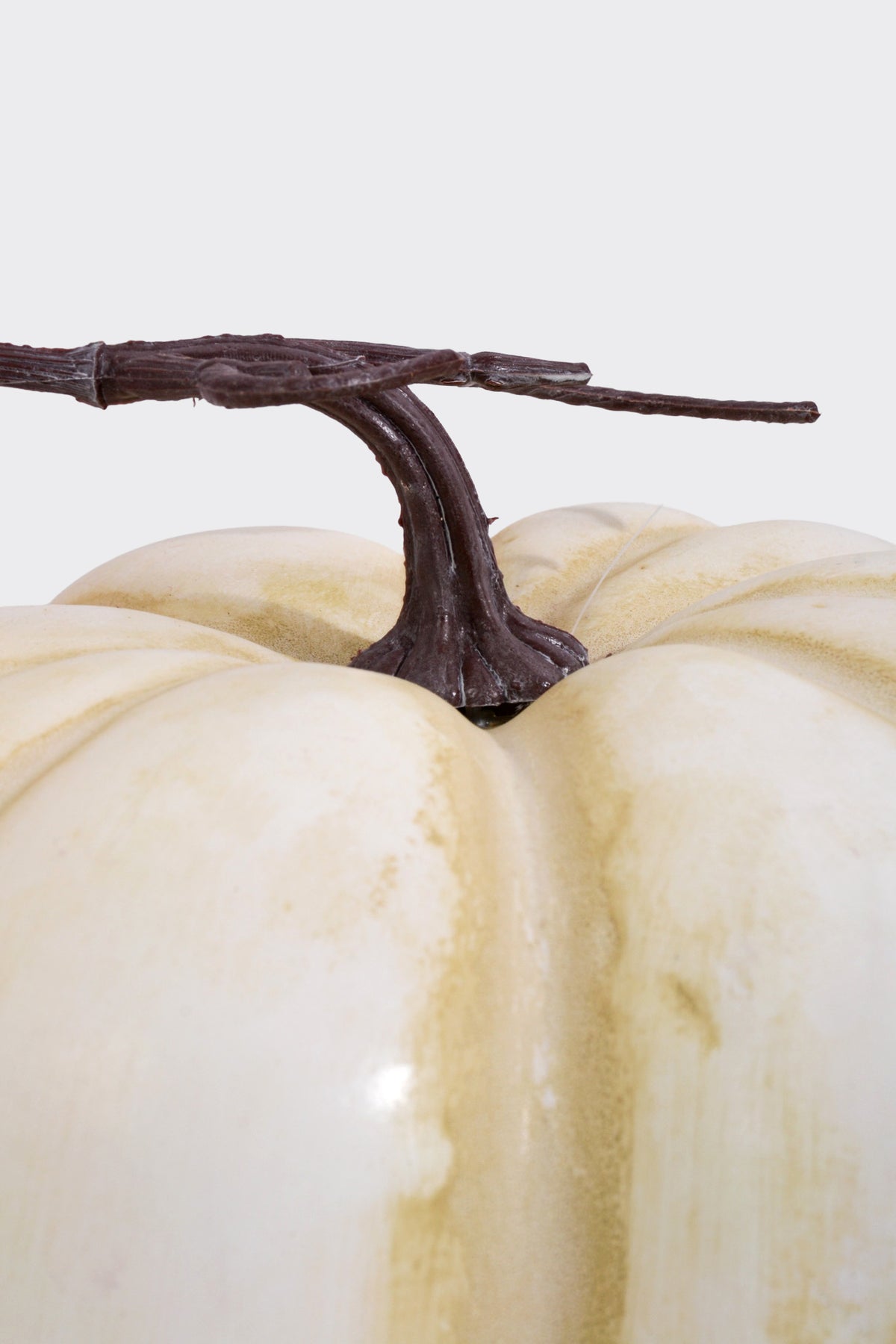 6.5" X 12" Vintage Farmstand Pumpkin/Gourd Cream