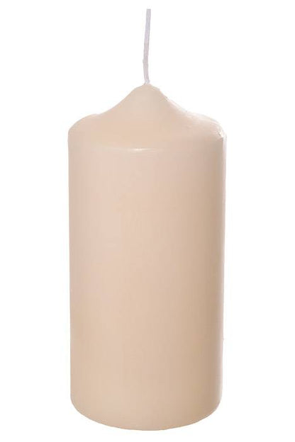 2.8" X 6" Patrician Pillar Candle Ivory
