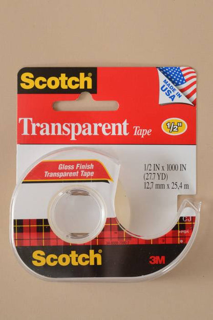 1/2" X 1000" Scotch Transparent Tape