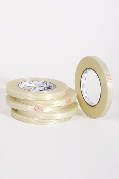 1/2" Filament Tape Clear Pkg/6