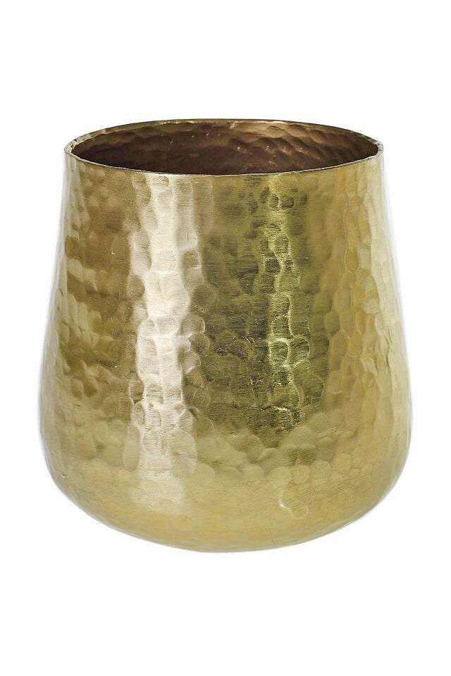 5"X 5.5" Hux Pot Gold
