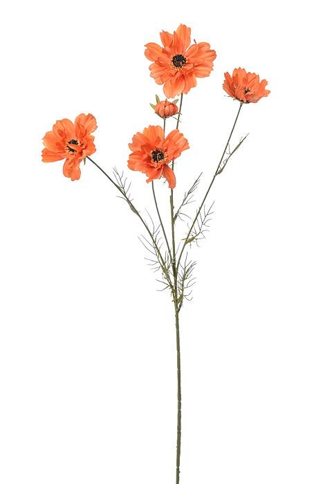 32" Silk Cosmos Spray Orange