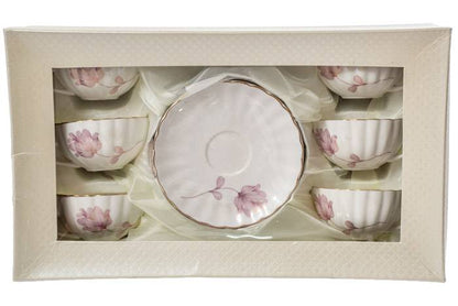 Ceramic Cup/saucer Set/6