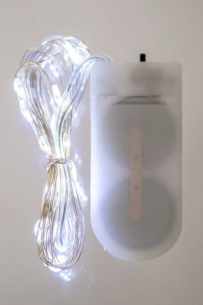 6.5 Ft 20-head Led Light Water Resistance White Pkg/10