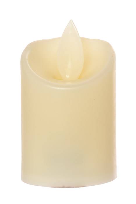 1.4" X 2.2" Led Smokeless Candles Ivory Pkg/12