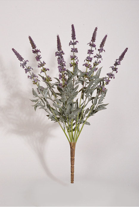 18" Artificial Lavender Bush Lavender