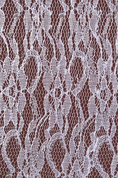 9" X 10yds Lace Ribbon White