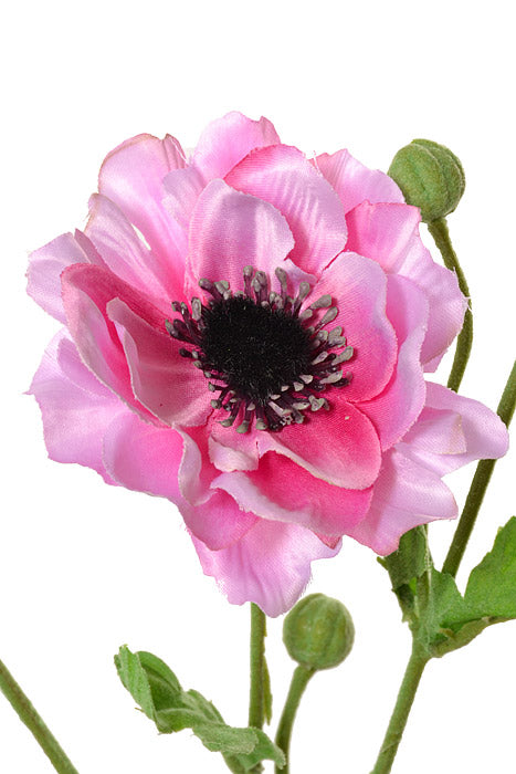 26&quot; Silk Anemone Spray Lavender