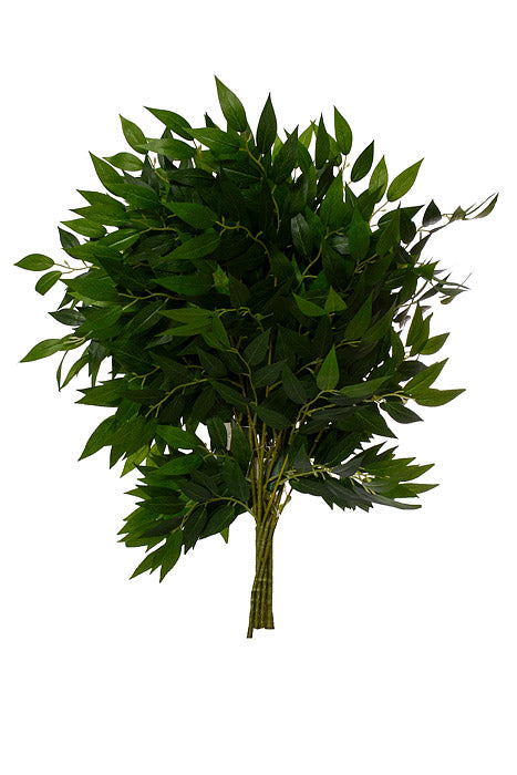 25.5" Smylax Leaf Bush Green