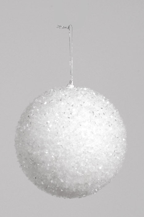 150Mm Sparkle Tinsel Ornament White Box/2
