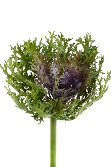 9" Cabbage Spray Green/lavender