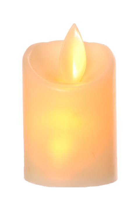 1.4" X 2.2" Led Smokeless Candles Ivory Pkg/12