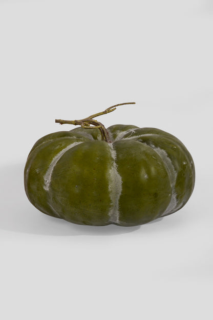 6.5" X 12" Vintage Farmstand Pumpkin/Gourd Green