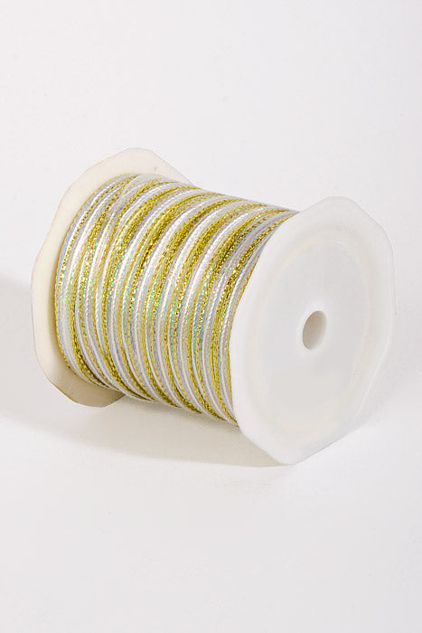 7Mm X 50Yds Pull Bow Ribbon Gold