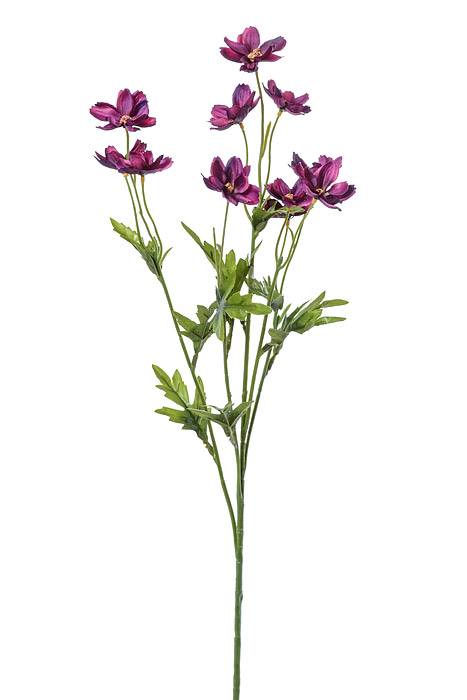 27" Silk Mini Cosmos Spray Violet