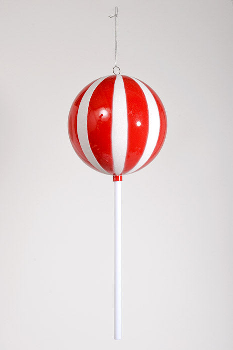 20" Lollipop Pick Red/White