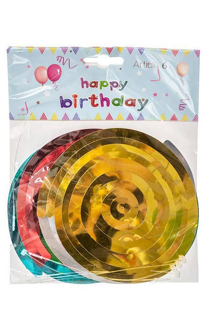 Party Whirls Multi Pkg/6
